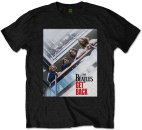 THE BEATLES GET BACK FILM COVER BLACK TEE