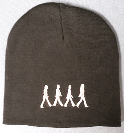 BEATLES ABBEY ROAD SHINY IMAGE BEANIE - Click Image to Close