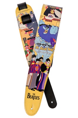 YELLOW SUBMARINE GUITAR STRAP - Click Image to Close