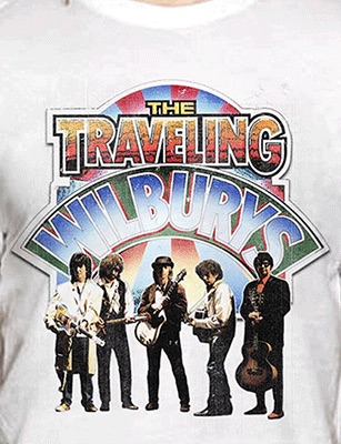 TRAVELING WILBURYS BAND PHOTO T-SHIRT - Click Image to Close