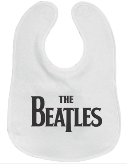 BEATLES LOGO WHITE BIB - Click Image to Close