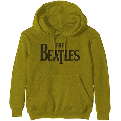 BEATLES LOGO GREEN HOODIE - Click Image to Close