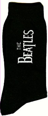 THE BEATLES VERTICAL LOGO MEN'S SOCKS - Click Image to Close