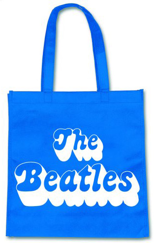 BEATLES DROP T LOGO BLUE ECO TOTE - Last One - Click Image to Close