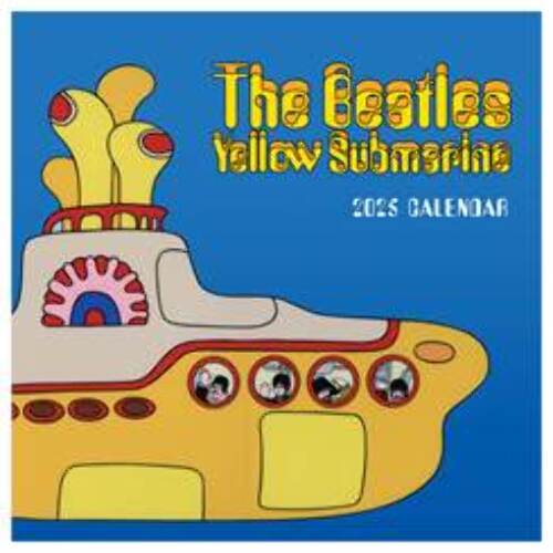 YELLOW SUBMARINE 2025 WALL CALENDAR [3303] 16.00 Beatles Gifts and