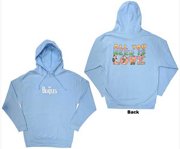 ALL YOU NEED IS LOVE LIGHT BLUE HOODIE [5989] - $55.00 : Beatles Gifts ...