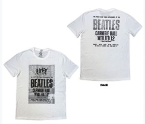 BEATLES '64 CARNEGIE HALL WHITE TEE