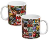 BEATLES SINGLES COLLECTION 20 OZ CERAMIC MUG