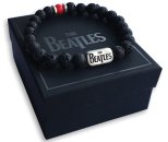 BEATLES WOMEN'S BEADED BLACK LAVA BRACELET