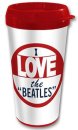 I LOVE THE BEATLES TRAVEL MUG