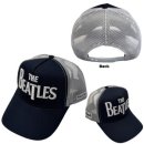 BEATLES DROP T LOGO NAVY HAT w/MESH BACK