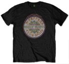 BEATLES SGT. PEPPER "3D DRUM" BLACK T