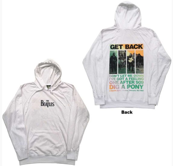 ROOFTOP PANELS WHITE HOODIE - Click Image to Close