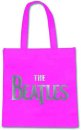 BEATLES DROP T LOGO MAGENTA ECO TOTE