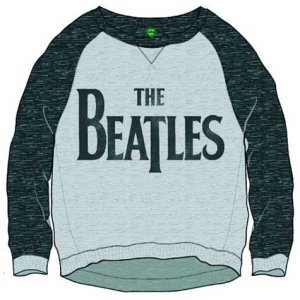 LADIES DROP T LOGO CROPPED SWEATSHIRT