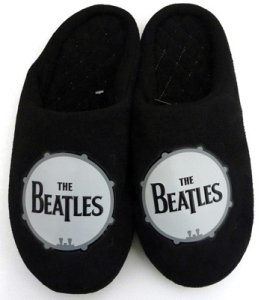 BEATLES DRUMHEAD LOGO CHILD'S SLIPPERS - 5-6 - Last Pair