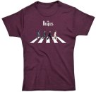 LADIES ABBEY ROAD MAROON TEE - Large Only