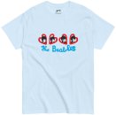BEATLES LOVE LOGO ECO FRIENDLY LT. BLUE TEE