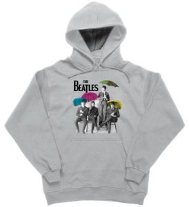 UMBRELLAS GRAY HOODED SWEATSHIRT