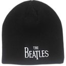 BEATLES DROP T LOGO BLACK BEANIE