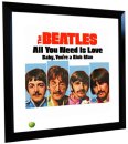 BEATLES ALL YOU NEED IS LOVE (US) LITHOGRAPH - FRAMED
