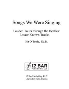 X - SIGNED - SONGS WE WERE SINGING
