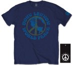 JOHN LENNON WORLD PEACE NAVY TEE