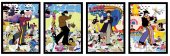 YELLOW SUBMARINE "DANCING BEATLES" - SET OF 4