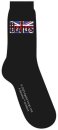 MEN'S BEATLES UNION JACK BLACK SOCKS