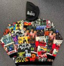 BEATLES SINGLES COVERS ALL OVER HOODIE