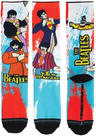 YELLOW SUB BEATLES ACTION SOCKS - Click Image to Close