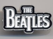 THE BEATLES WHITE LOGO PIN