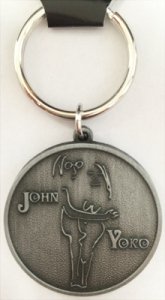 JOHN & YOKO EMBRACE KEY CHAIN - Last One