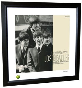 BEATLES EIGHT DAYS A WEEK LITHOGRAPH - FRAMED