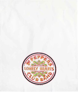 SGT. PEPPER WHITE TEA TOWEL