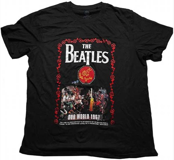 BEATLES OUR WORLD 1967 UNISEX T-SHIRT - Click Image to Close