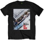 THE BEATLES GET BACK FILM COVER BLACK TEE - XLARGE