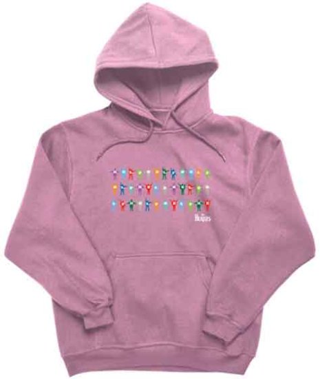 BEATLES HELP! VIOLET HOODIE - Click Image to Close