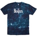 BEATLES DROP T LOGO BLUE TIE-DYE TEE