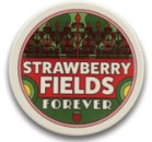 STRAWBERRY FIELDS FOREVER CERAMIC COASTER