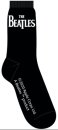 BEATLES LOGO ON TOP - MEN'S BLACK SOCKS