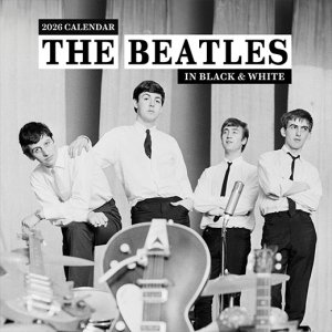 BEATLES IN BLACK & WHITE 2026 WALL CALENDAR