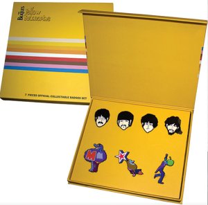 YELLOW SUBMARINE CHARACTERS PIN BADGE SET