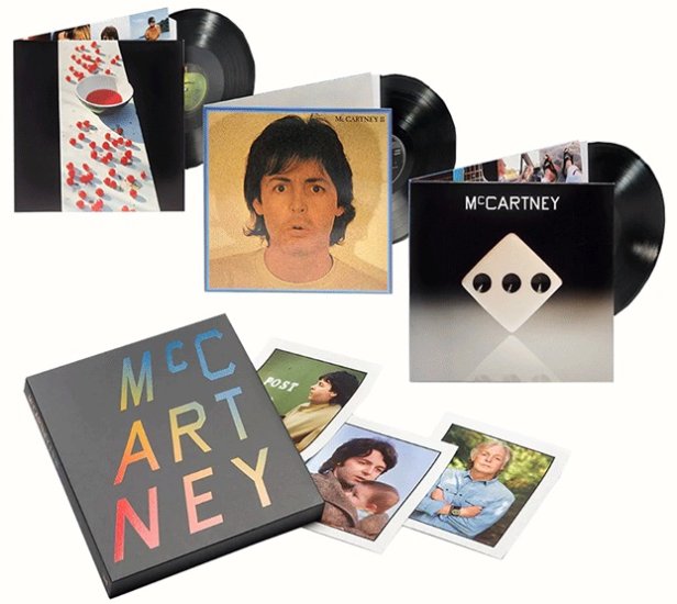 McCARTNEY l / ll / lll 3 DISC BLACK VINYL BOX SET - Click Image to Close