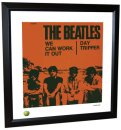 BEATLES WE CAN WORK IT OUT LITHOGRAPH - FRAMED