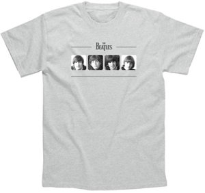 BEATLES 1966 PORTRAITS LT. GREY TEE