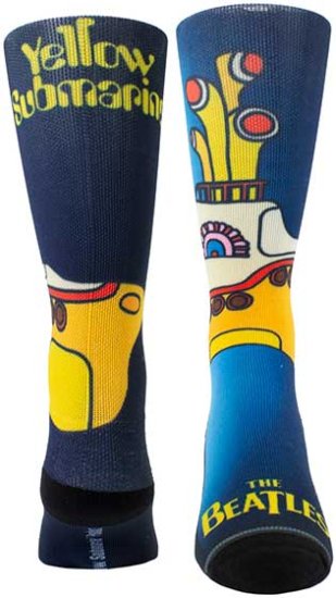 YELLOW SUBMARINE BLUE SOCKS - Click Image to Close