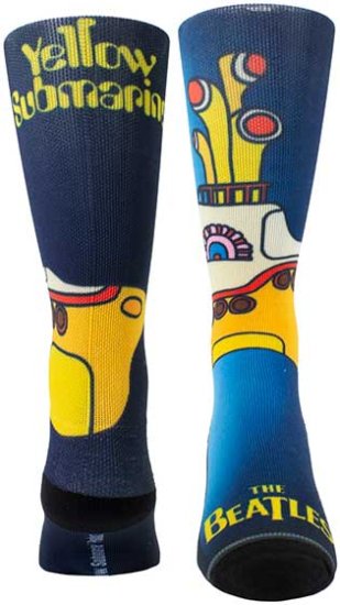 YELLOW SUBMARINE BLACK SOCKS - Click Image to Close