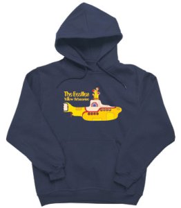 YELLOW SUBMARINE HOODED SWEATSHIRT - Large Only