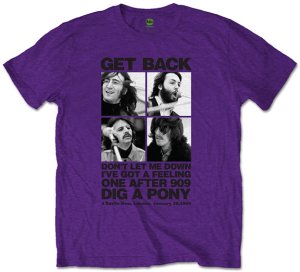 BEATLES 3 SAVILE ROW PURPLE TEE